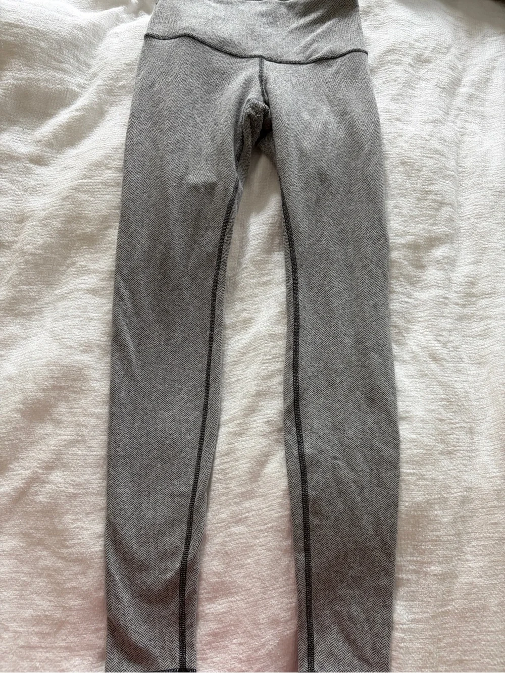 lululemon athletica Gray High-Waist Leggings